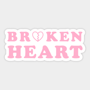 Broken Heart Sticker